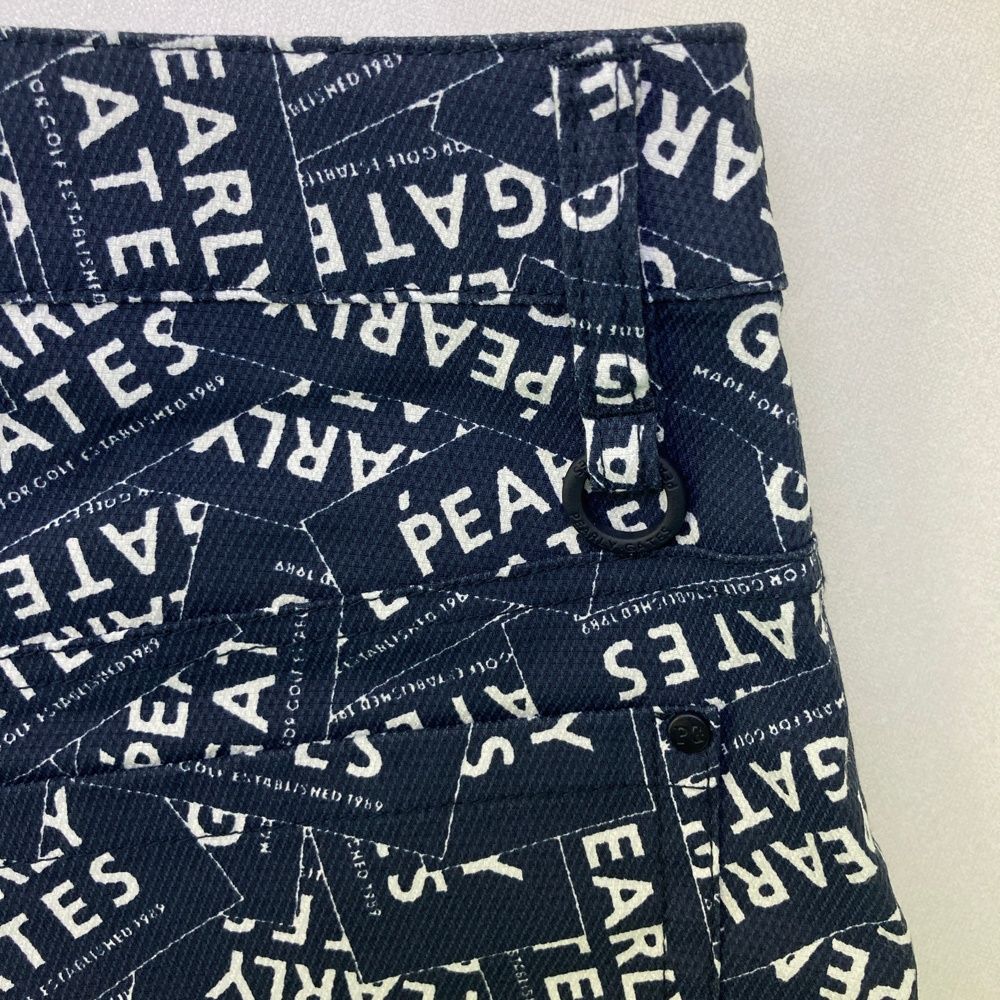 サイズ：1 PEARLY GATES パーリーゲイツ 055-1234808 ストレッチスカート ステッカーロゴ 総柄 ネイビー系 [240101543807] ゴルフウェア レディース ストスト サイズ：1 PEARLY GATES パーリーゲイツ 055-1234808 ストレッチ