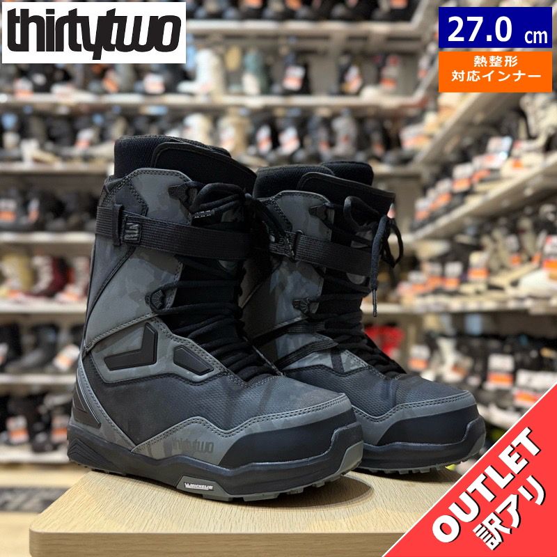 OUTLET 24-25 THIRTYTWO TM-2 XLT DIGGERS DARK GREY BLACK 27cm サーティーツー メンズ スノーボードブーツ 日本