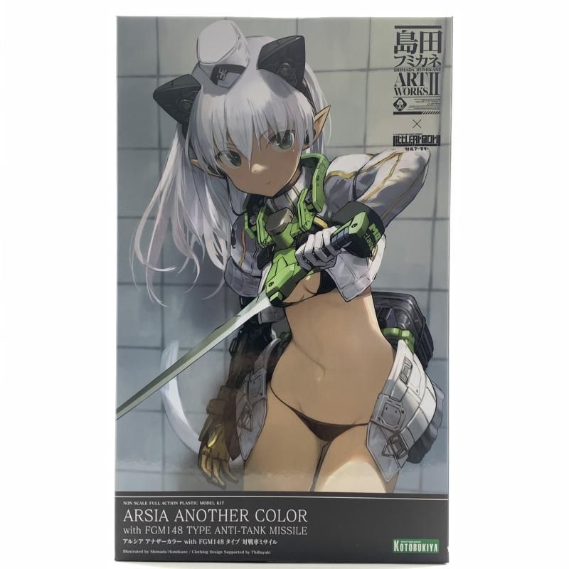 ｷｬﾗﾌﾟ 島田ﾌﾐｶﾈ ART WORKS ｱﾙｼｱ ｱﾅｻﾞｰｶﾗｰ with FGM148ﾀｲﾌﾟ 対戦車ﾐｻｲﾙ 10