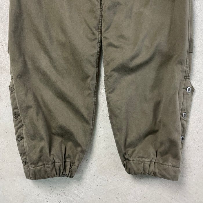 70年代 オーストリア軍 ミリタリーカーゴパンツ サスペンダー付き
