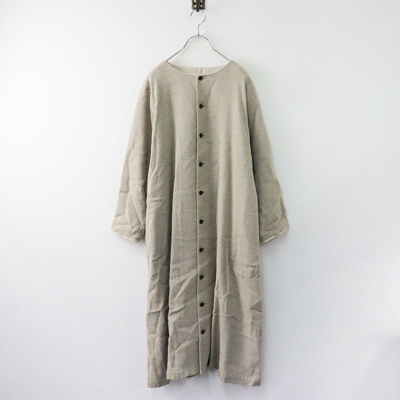 レディース nest Robe ウールリネンテントラインコート ワンピース
