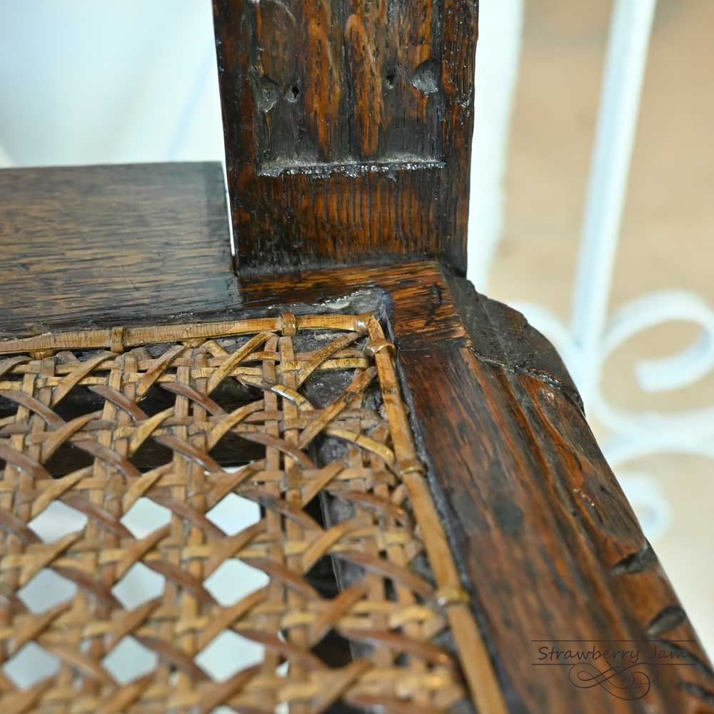 L3705-211 英国アンティーク ケインバックチェア ヴィクトリアン ラタン