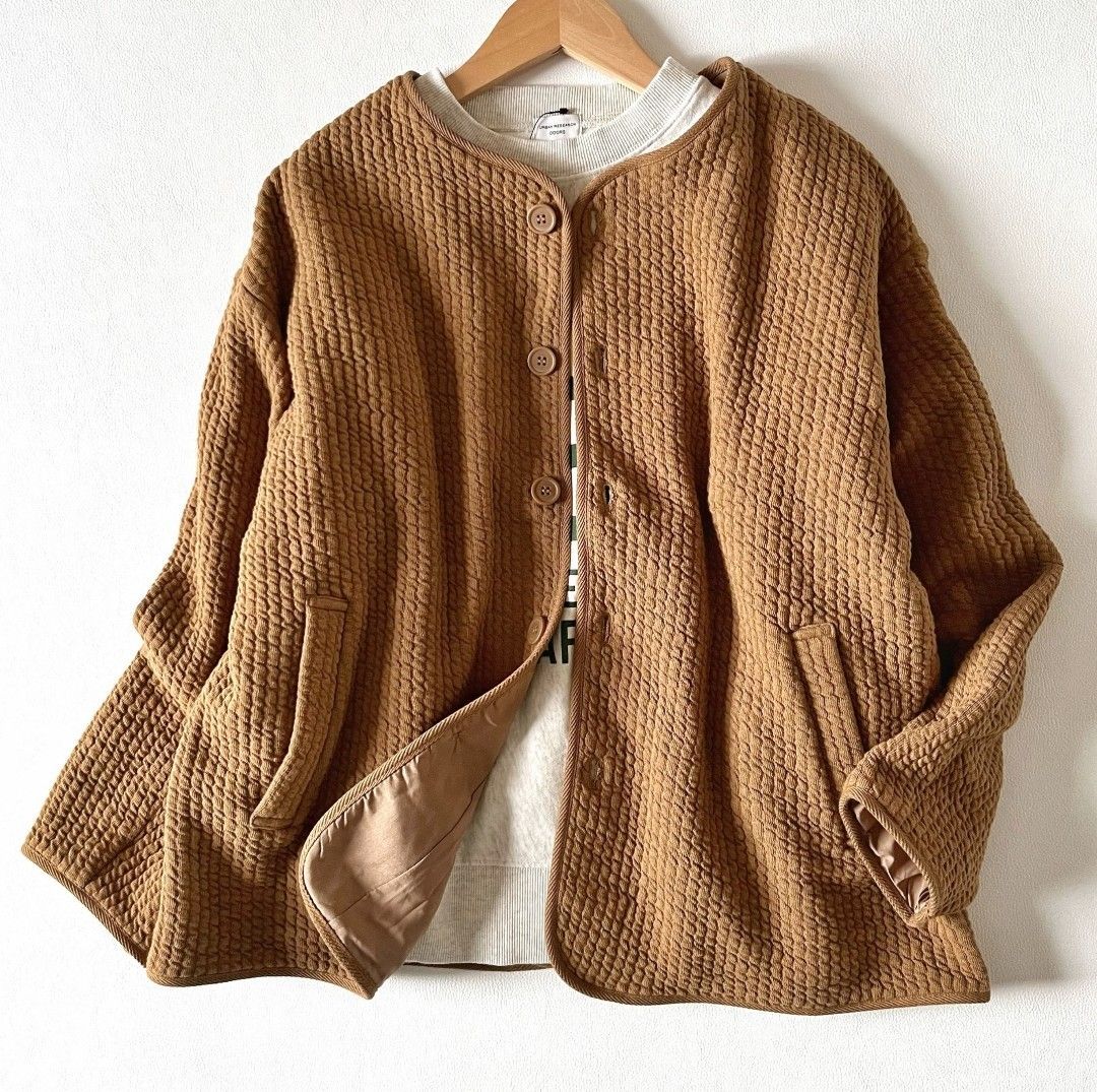 22AW♪美品♪アーバンリサーチドアーズ キルトノーカラー