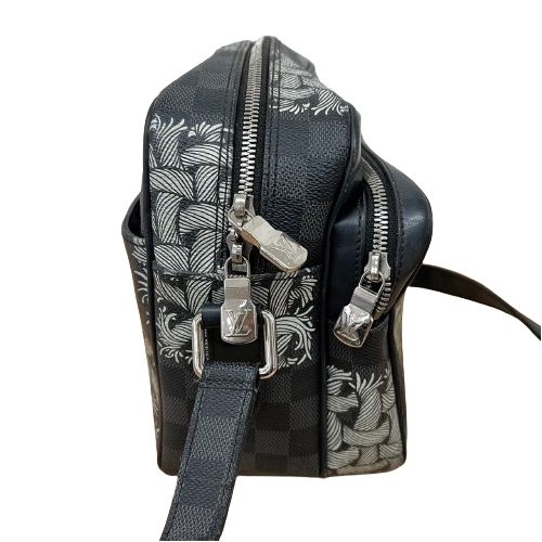 ♪ Louis Vuitton ルイヴィトン N41572 ダミエ クリストファーネメスコラボ グラフィット ナイルPM ショルダーバッグ ブラック  メンズ - メルカリ