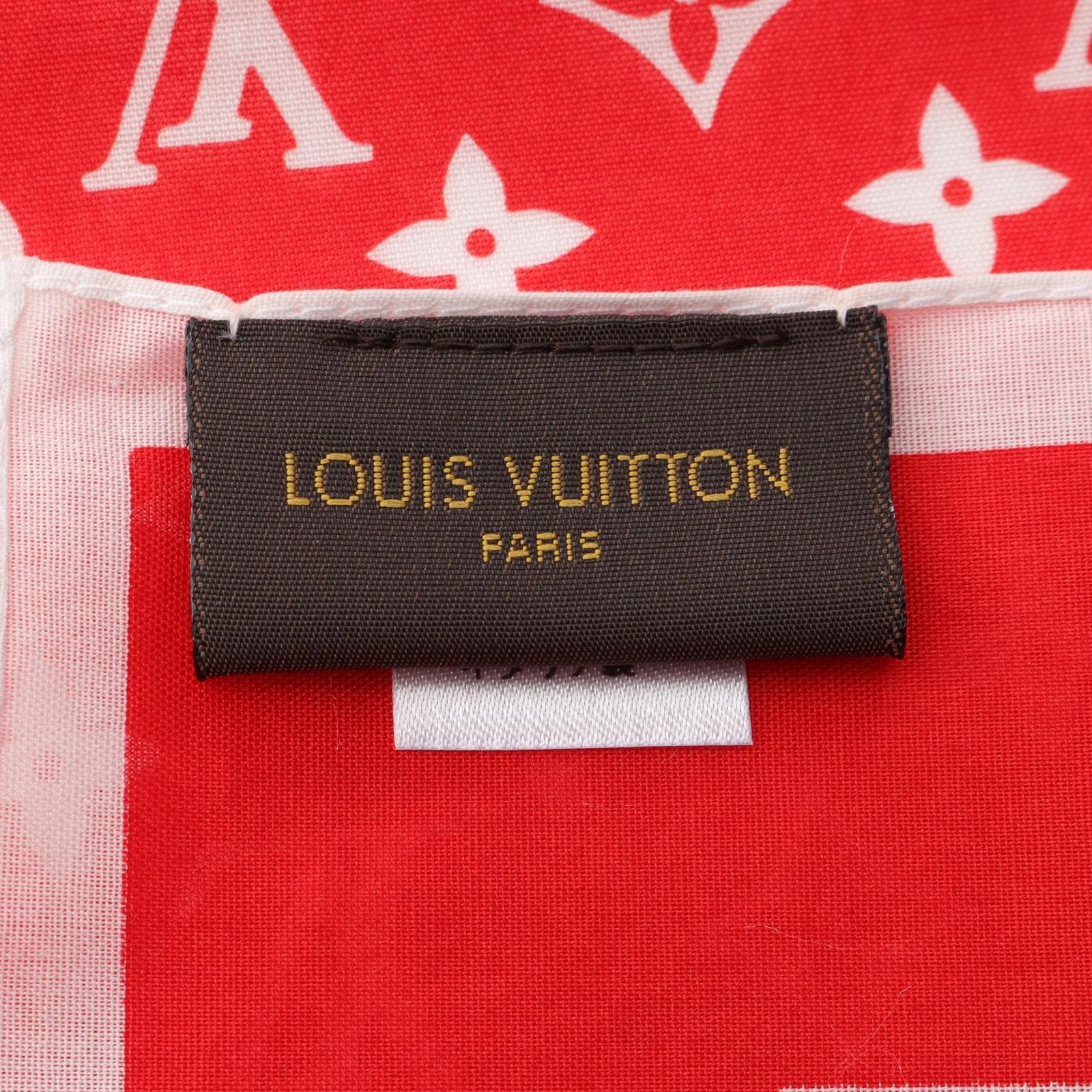 Supreme LOUIS VUITTON バンダナ スカーフ Supreme x Louis Vuitton LV Monogram Bandana Scarf Brown 100