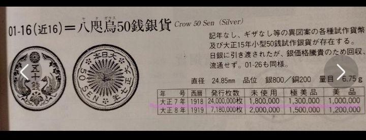 八咫烏（やたがらす）10銭銀貨の買取価格 | 株式会社アンティー