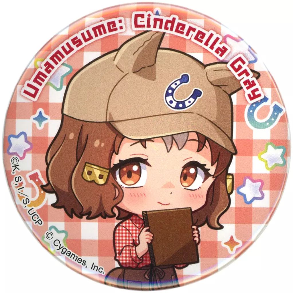 ウマ娘 シンデレラグレイ グリッター缶バッジ ベルノライト