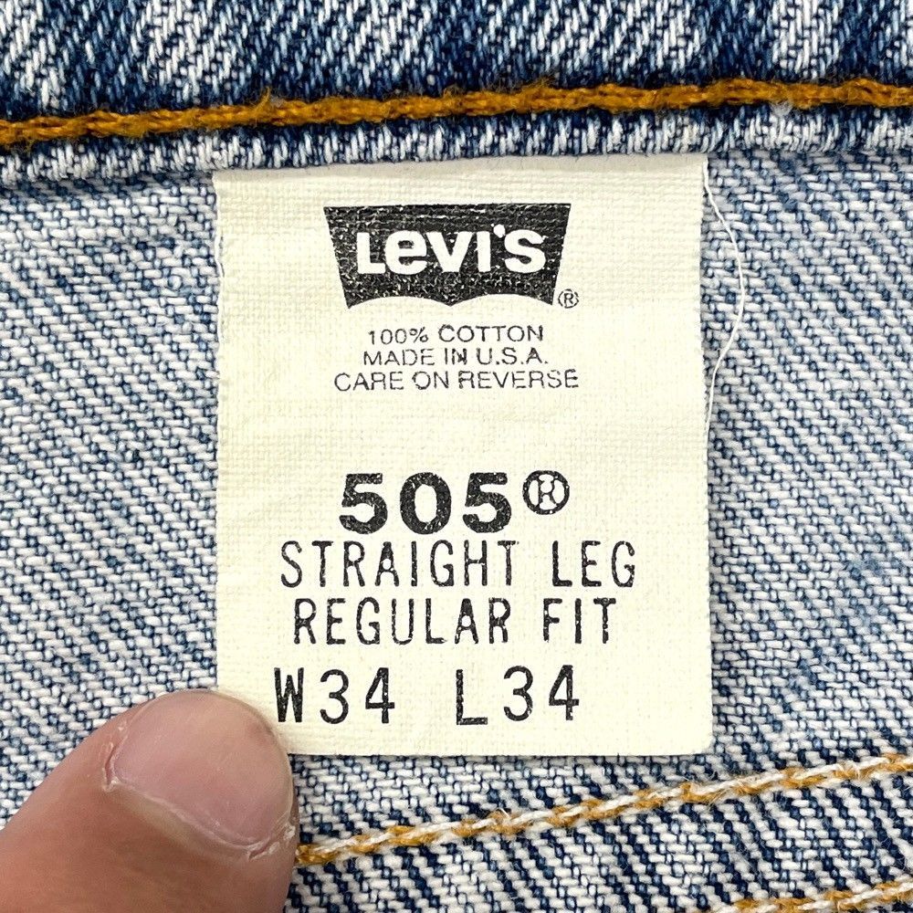 リーバイス Levi's 505 デニム パンツ テーパード 色落ち ヒゲ サイズ