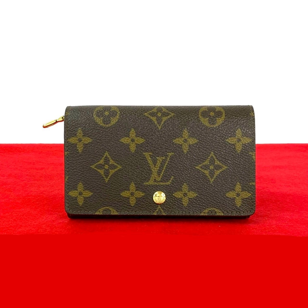 LOUIS VUITTON ルイヴィトン モノグラム ポルトモネジップ 長財布