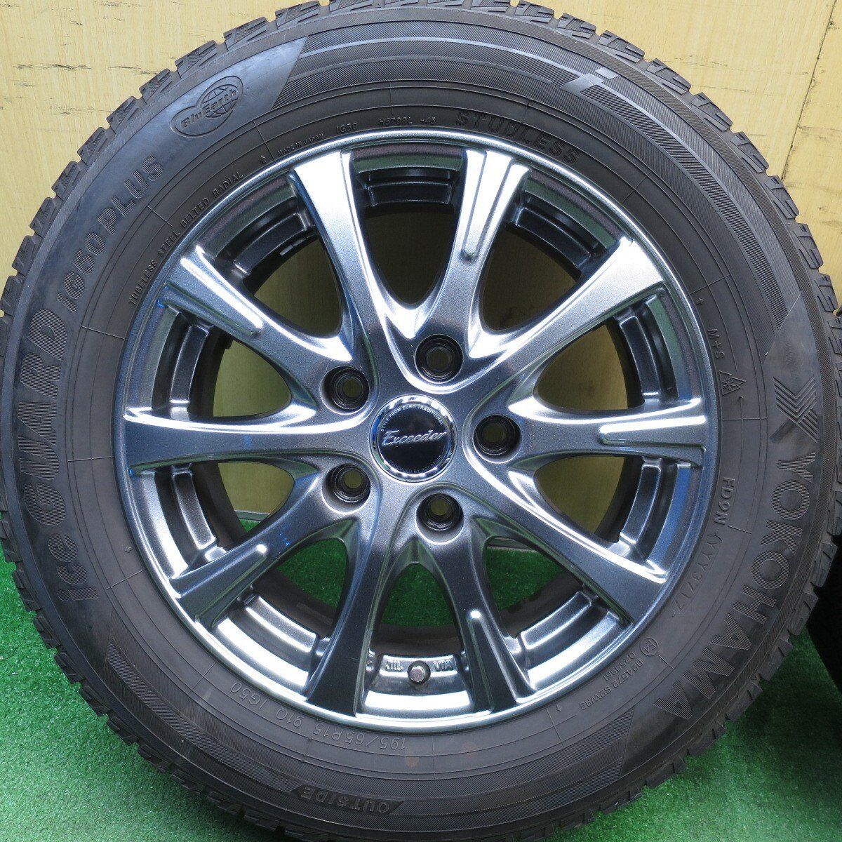 中古】BRIDGESTONE スタッドレス エクシーダー 15インチ ブリヂストン