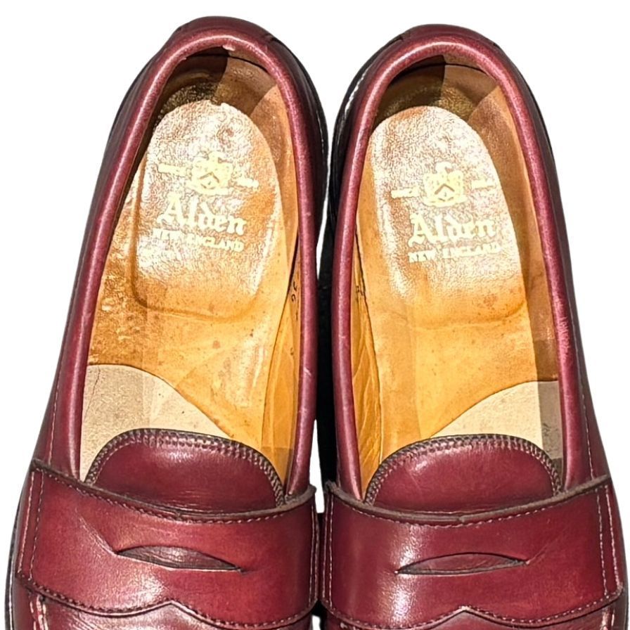 Alden オールデン ペニーローファー カーフ ブラウン オールデン レザシューズ ペニーローファー 6736 カーフ【LA】【中古】 ALDEN  オールデン 9916 コードバン コインローファー ペニーローファー レザーシューズ ヴァンラスト バーガンディ ブラウン系 8 – ブランド古着  ...