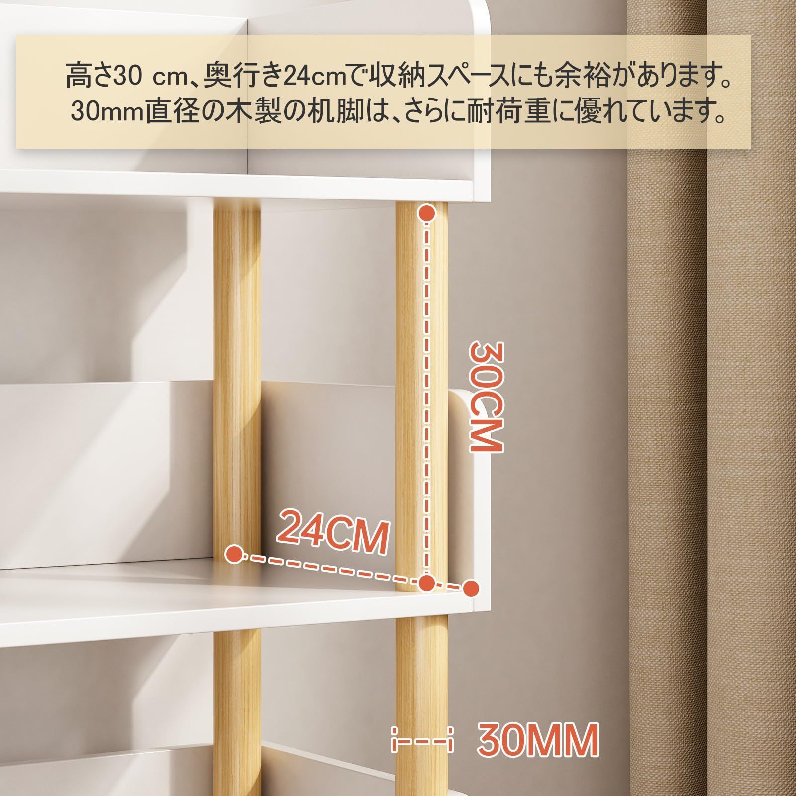 大人気 組立本棚 大容量 3段4段5段本棚 組み立て式 木製収納