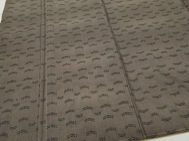 平和屋着物○本場大島紬 7マルキ 吉祥文 正絹 逸品 未使用