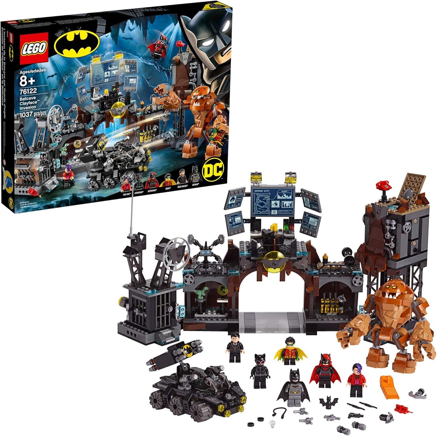 レゴ スーパー ヒーローズ クレイフェイス TM のバットケイブ侵入 LEGO 76122 ブロック おもちゃ 男の子