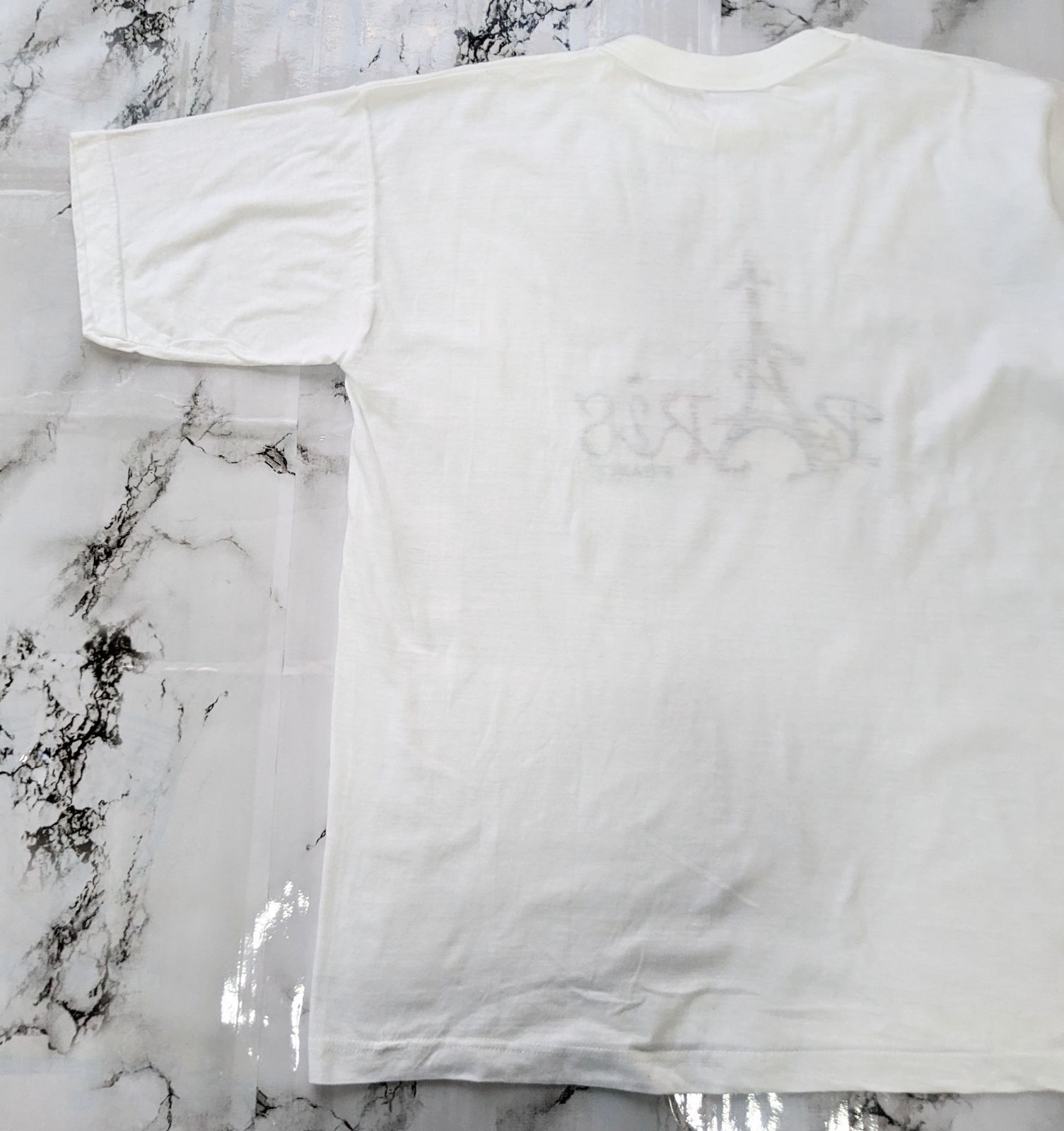 ヴィンテージ フランス パリ 刺繍 スーベニア tシャツ お土産 記念品