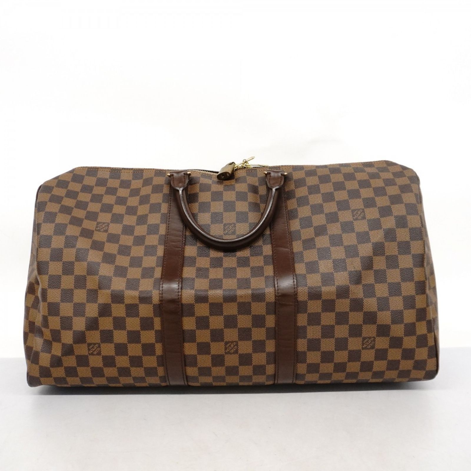 美品 Louis Vuitton キーポル50  ダミエ・エベヌ ルイ・ヴィトン(Louis Vuitton) ルイ・ヴィトン ボストンバッグ