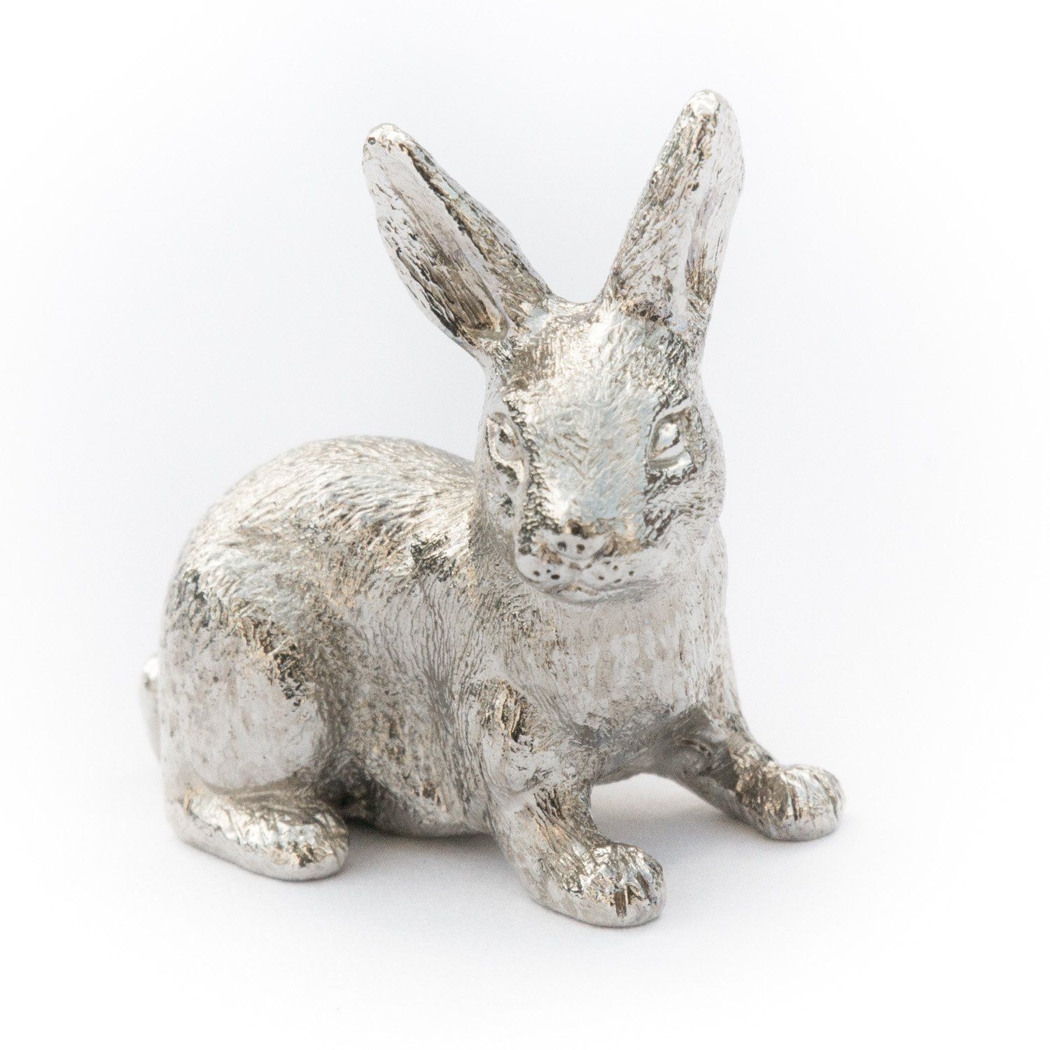 レア　イギリス　うさぎ　モールド　L 大きめ ウサギ（Lサイズ） イギリス製 アニマル アート フィギュア