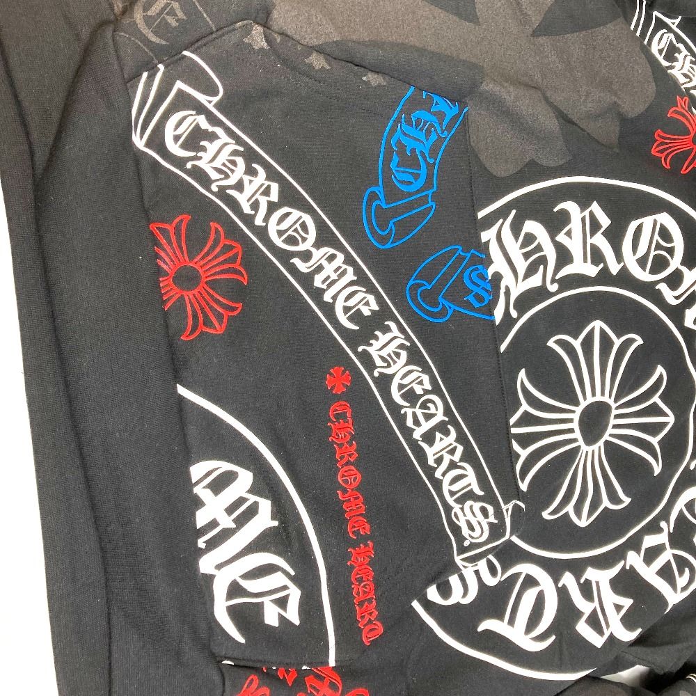 CHROME HEARTS クロムハーツ パーカー STENCIL HOODIE コットン
