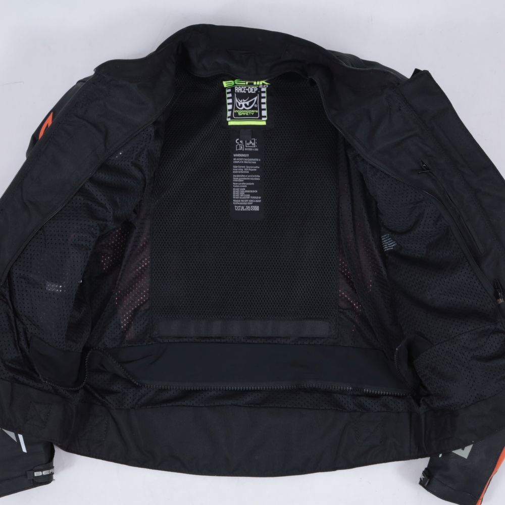 レザーレーシングジャケット LJ-9063-BK