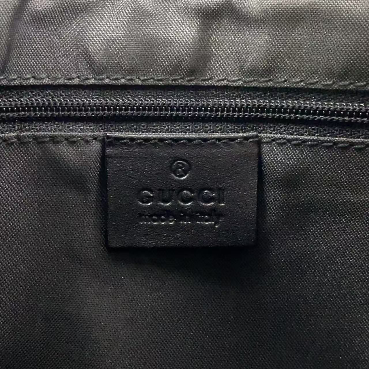 GUCCI ジャッキー GGキャンバス レザー×キャンバス ブラック