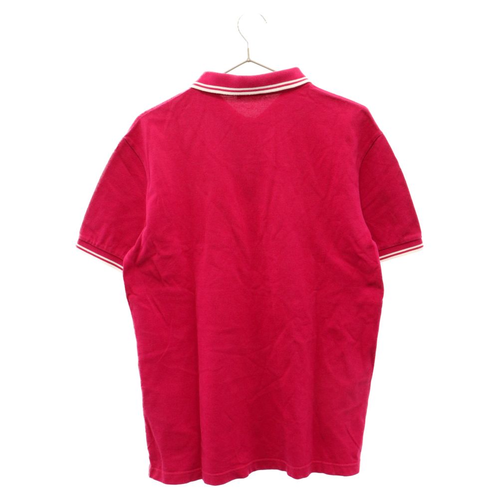 PRADA SPORTS プラダスポーツ　ポロシャツ　レディース　ピンク PRADA SPORT (プラダ スポーツ) ラバーロゴ 半袖 コットン