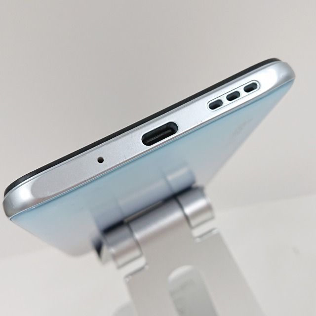 【美品】画面割れ有 XIG02　クロームシルバー Redmi Note 10 JE XIG02 au クロームシルバー 送料無料 本体