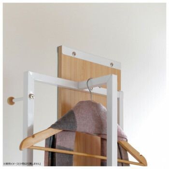弘益 KOEKI UTILITY ハンガー付ミラー ナチュラル HM400NA NEXPOTALLINN_EU