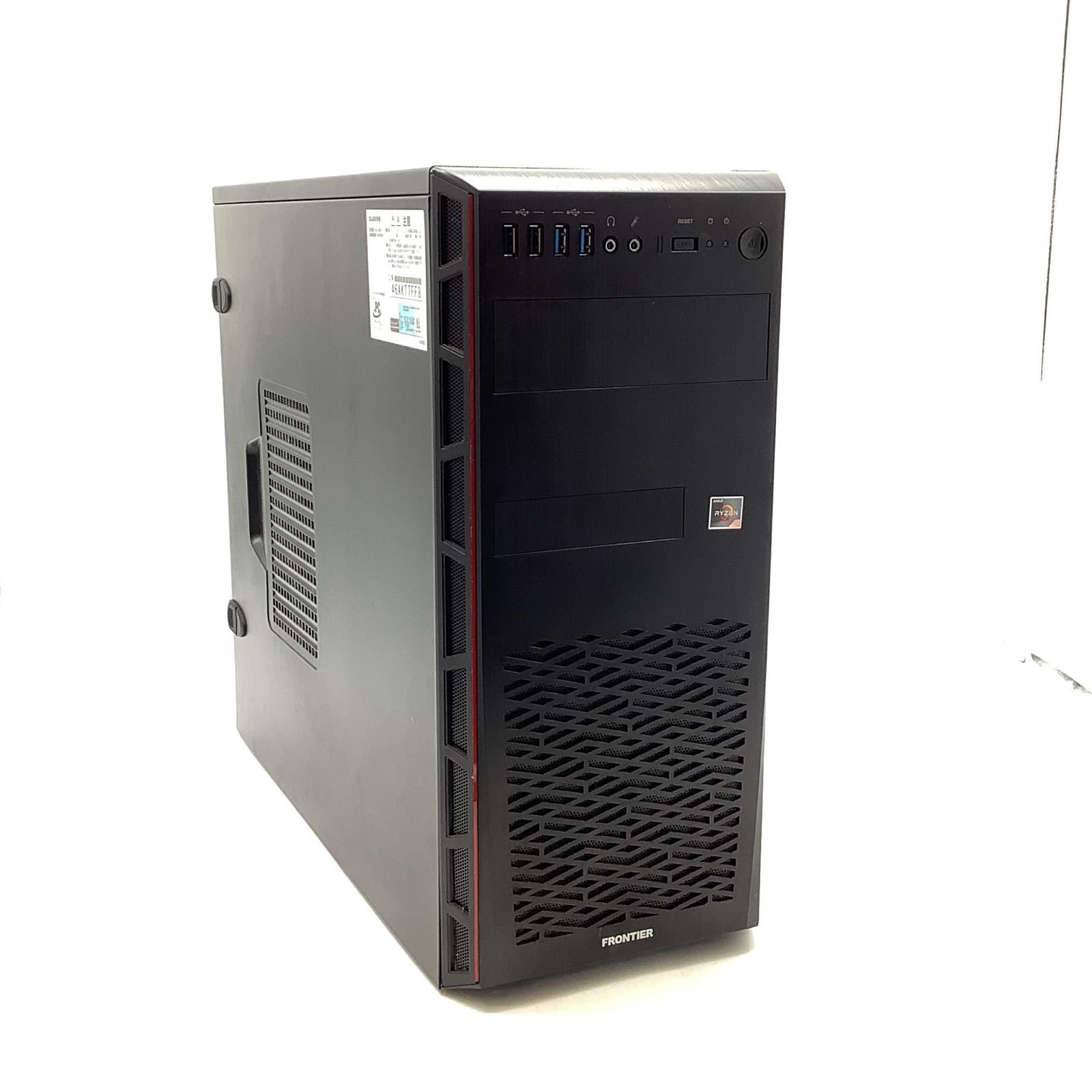 【最速発送】ゲーミングPC /フロンティア FRGA /Ryzen5 3600 /16GB /1TB /GTX1660 SUPER【動作確認済】