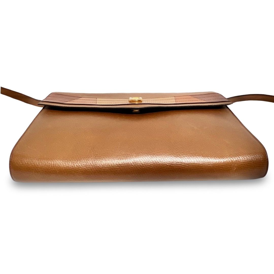 DELVAUX デルヴォー ヴィンテージ Dロゴ レザー ショルダーバッグ 