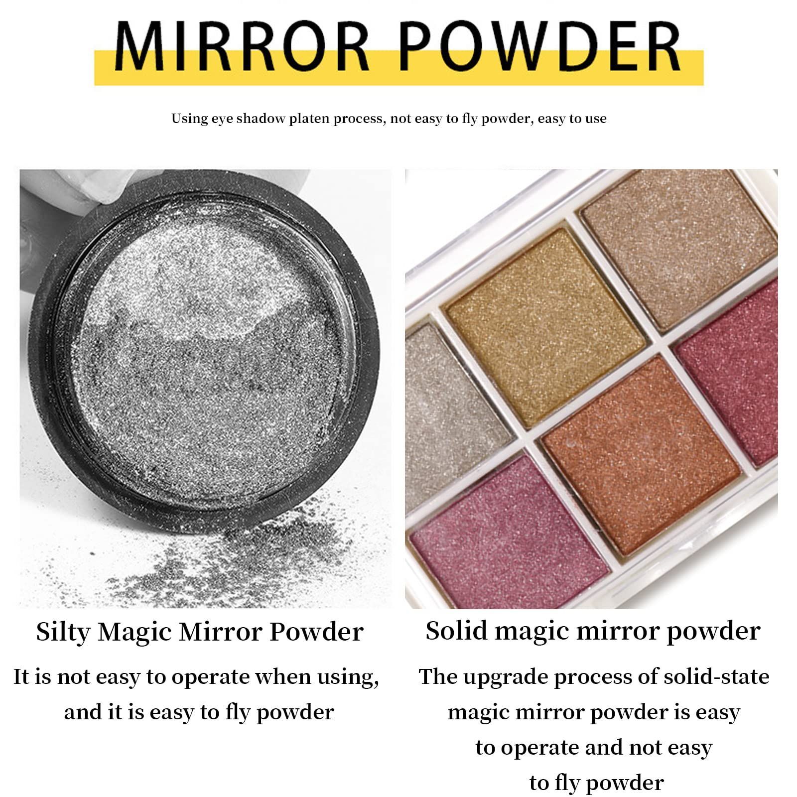 A 6色 Mirror Palette ミラーパウダー ミラーパレット - ネイル