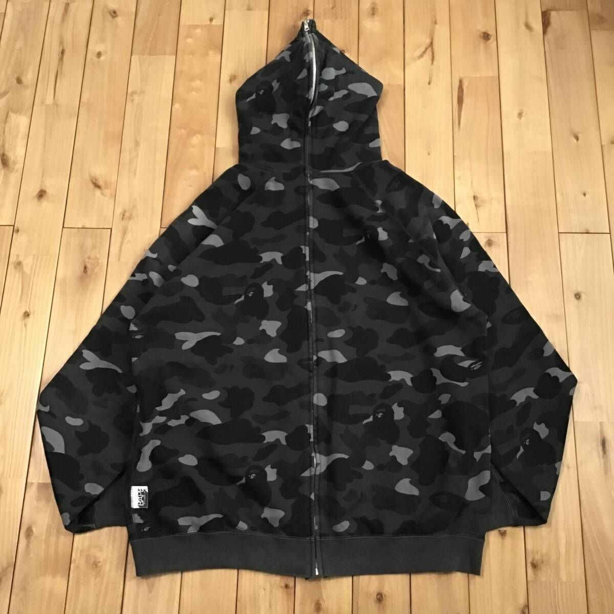 ☆XL☆ セパレート フルジップ パーカー a bathing ape BAPE camo full 