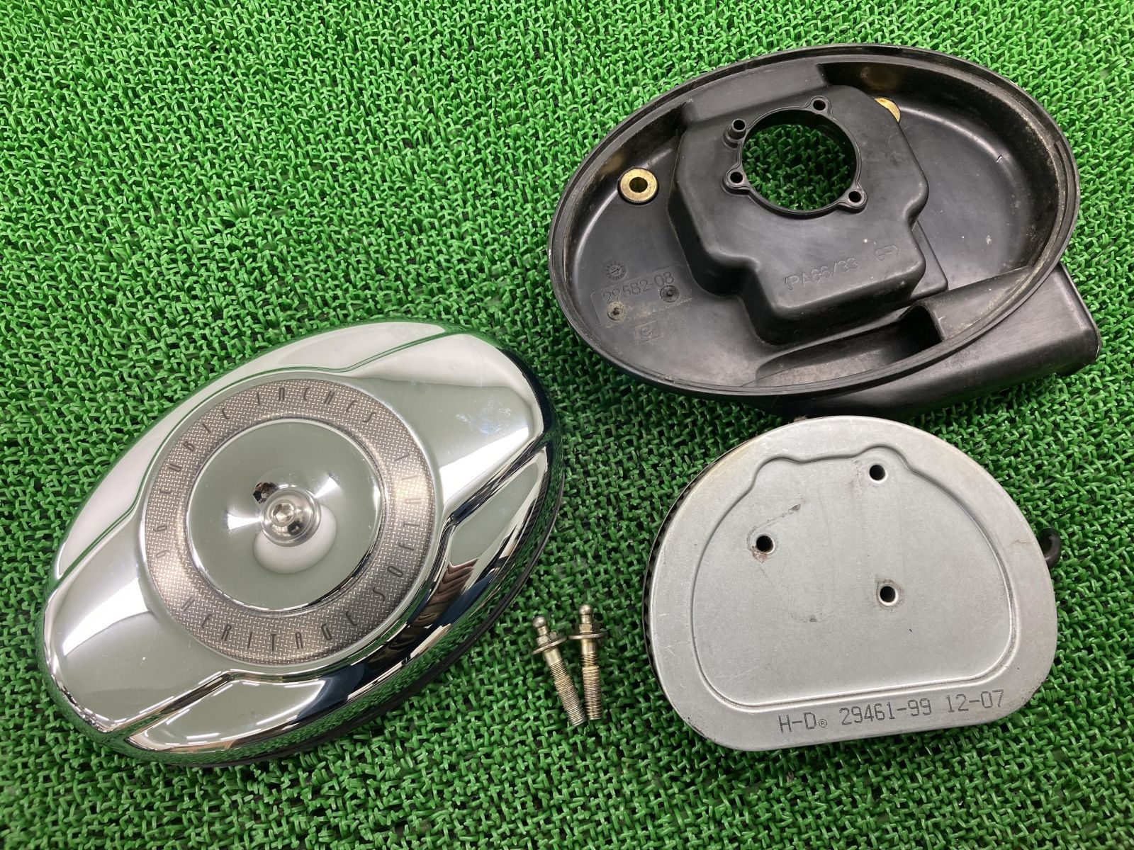 FLSTC1580 エアクリーナーボックス ハーレー 純正 中古 バイク 部品 ヘリテイジソフテイルクラシック 割れ欠け無し 品薄 希少品