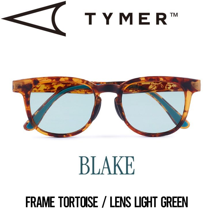 サングラス TYMER タイマー BLAKE ブレイク Tortoise/Light Green TY101-MTT-LGR 日本代理店正規品