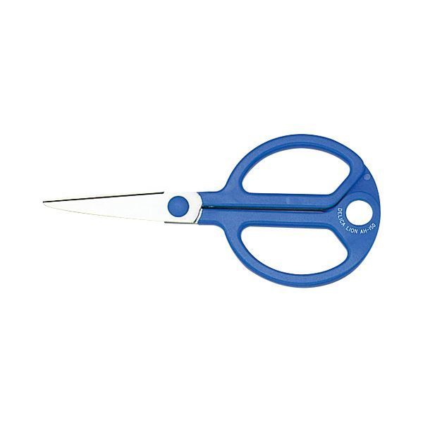 まとめ ライオン事務器 ステンレスはさみ刃渡り53mm 黒 AH-150 1本 ×10セット