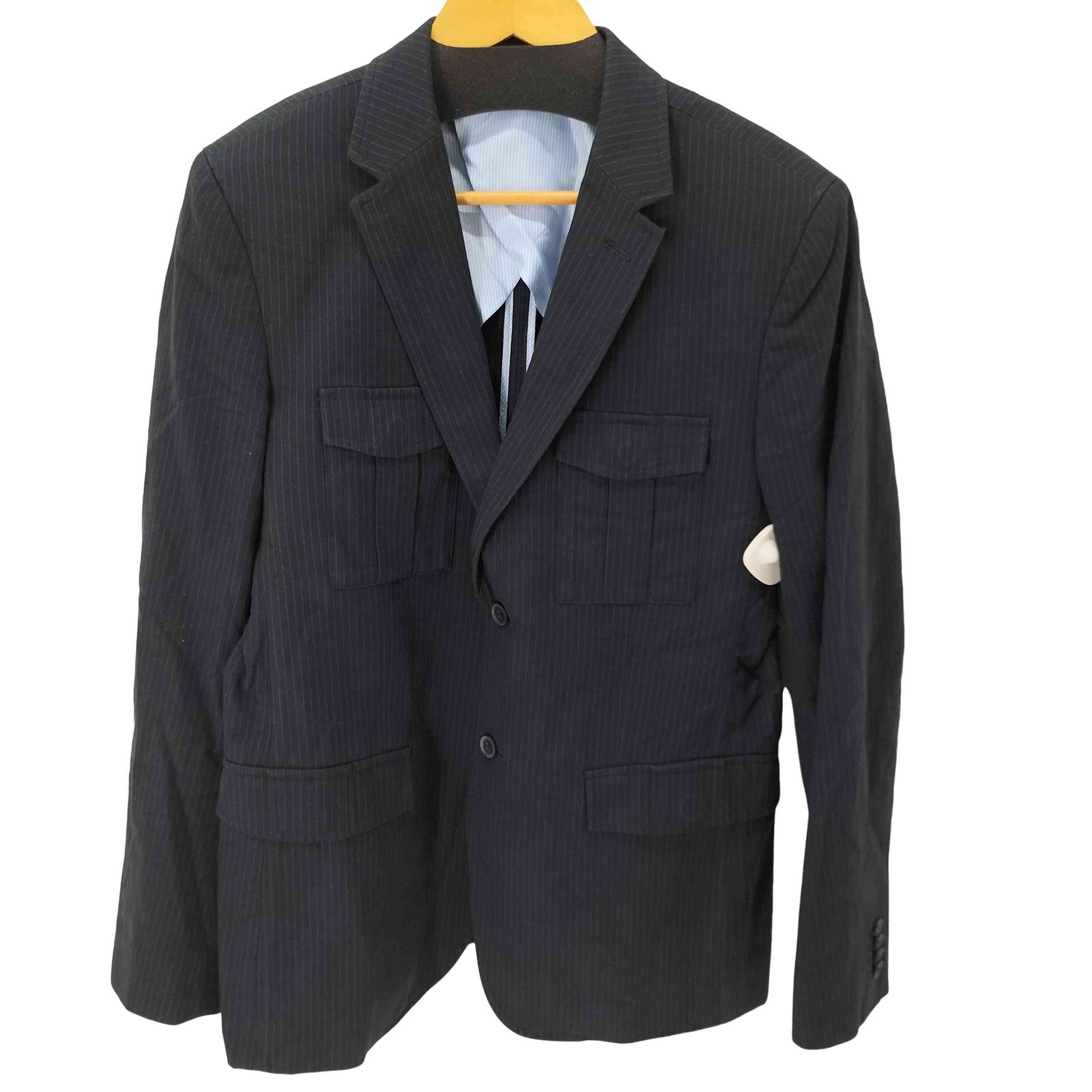 バナナリパブリック BANANA REPUBLIC ギミックポケット2Bテーラードジャケット 背抜き メンズ US：40 