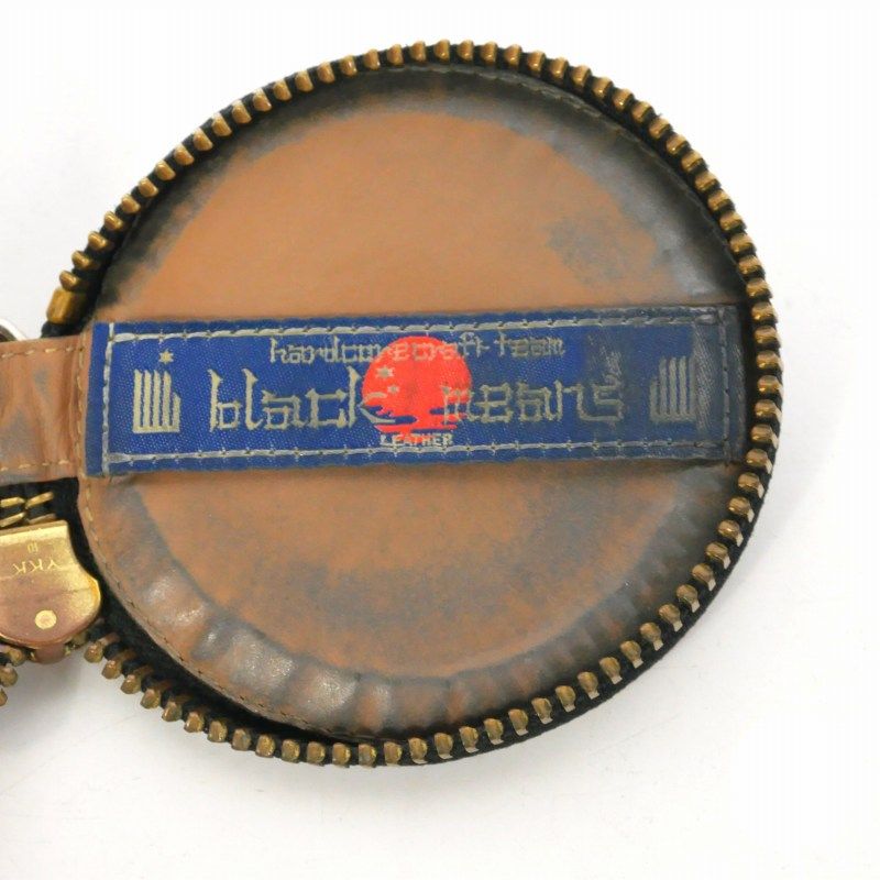 ブラックミーンズ blackmeans レザー コインケース ブラウン ブラックミーンズ blackmeans レザー コインケース ブラウン