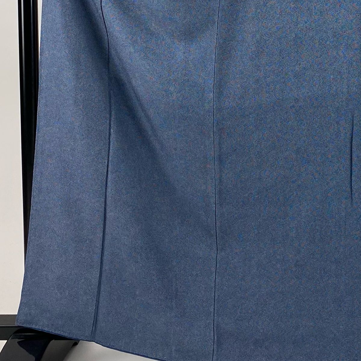 江戸小紋 身丈163cm 裄丈66.5cm M 袷 鮫 青 正絹 名品