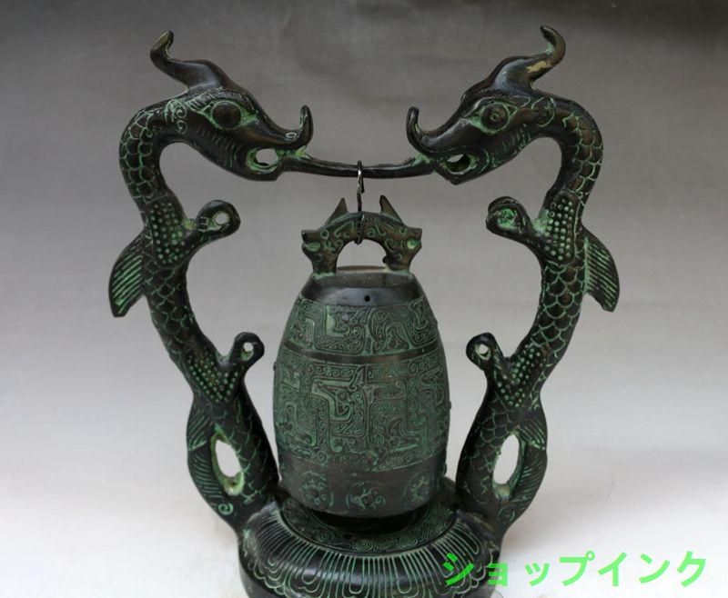青銅器 双竜鐘曽侯乙編鐘 装飾品 現代工芸品 美術品 置物 青銅器 双竜鐘曽侯乙編鐘 装飾品 現代工芸品 美術品 置物 - メルカリ