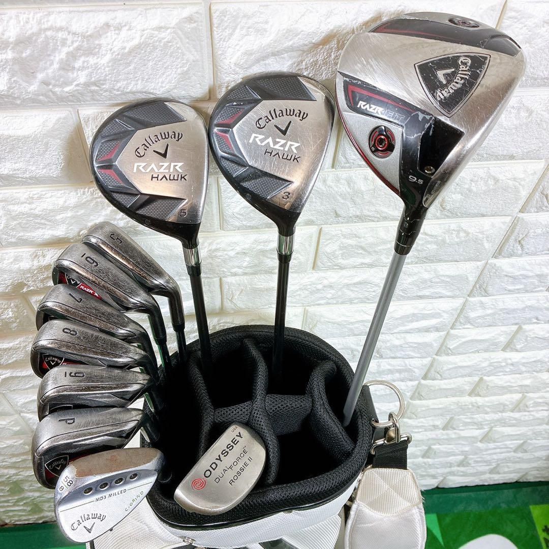 Callaway RAZR FIT 11本 メンズゴルフクラブ　フレックスS Callaway RAZR FIT 11本 メンズゴルフクラブ フレックスS - メルカリ