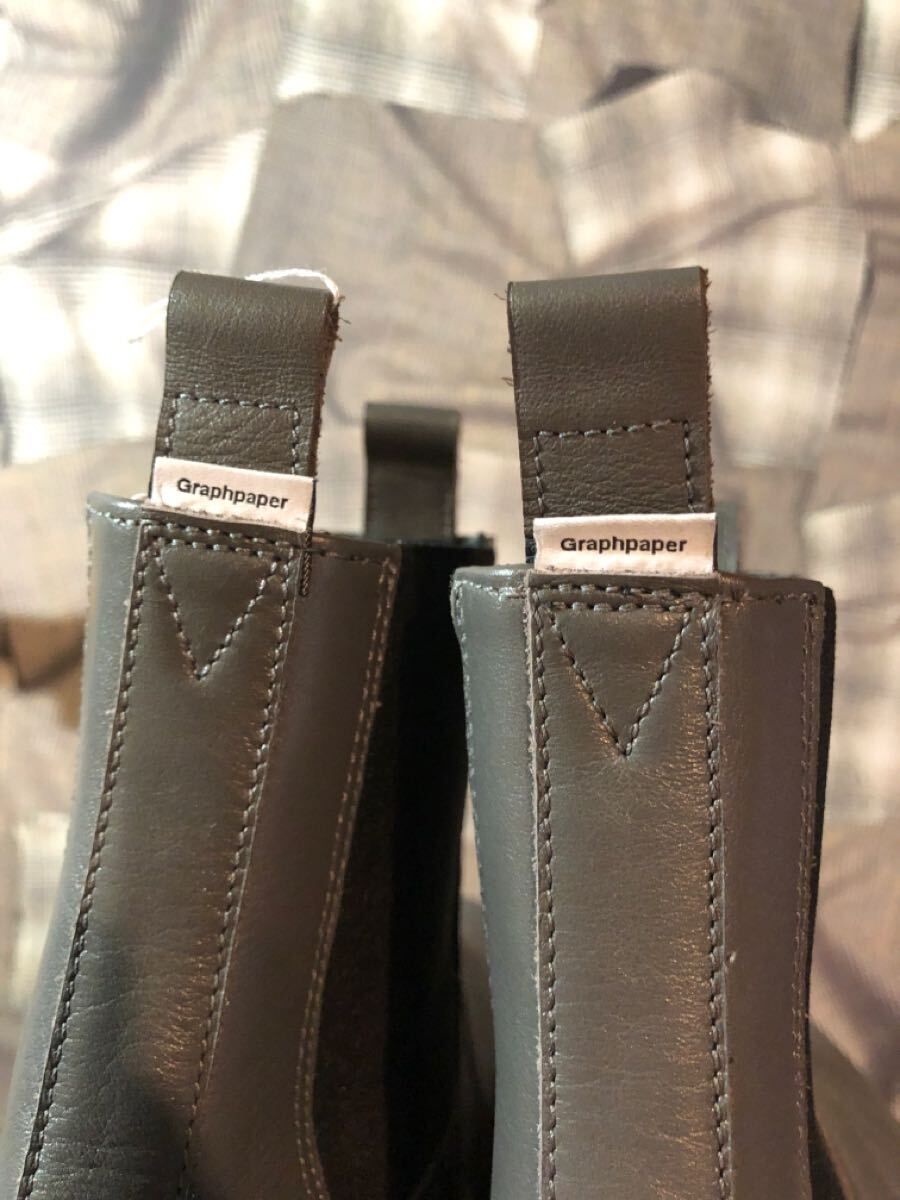 福岡 Graphpaper × OF FOUND グラフペーパー リプロダクションオブファウンド チェルシーブーツ 43 グレー FK