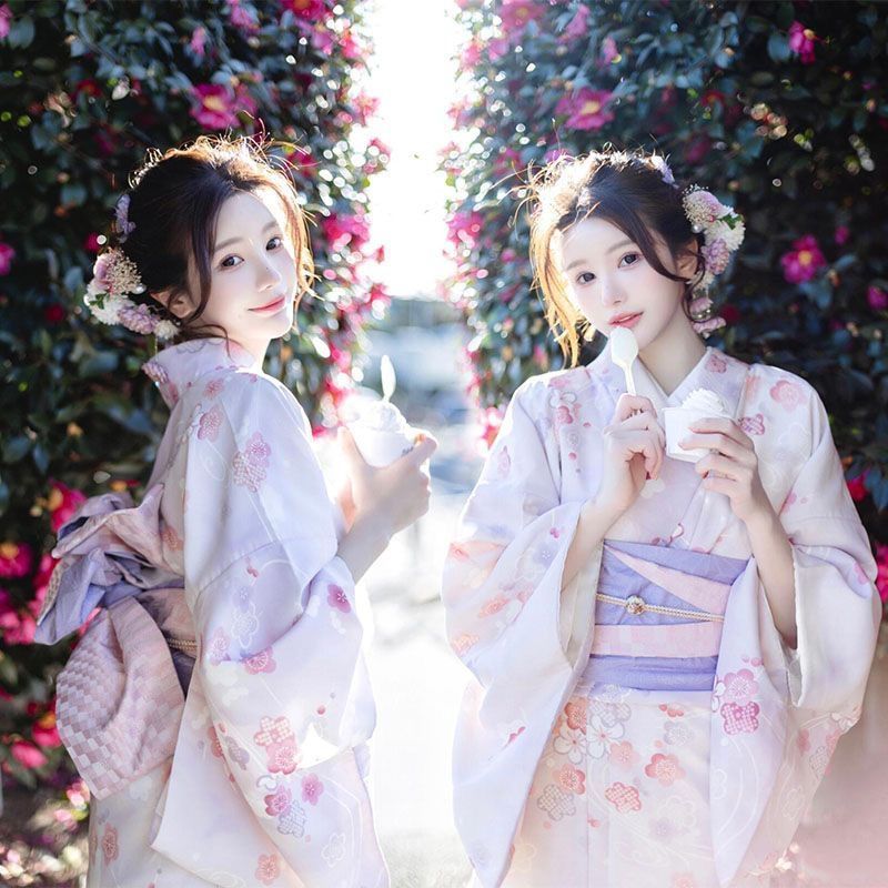 新入荷 新品 未使用 女性浴衣ゆかた 夏祭 花火大会 新品 浴衣 花火大会 可愛い ゆかた 花柄浴衣 レディース 5点