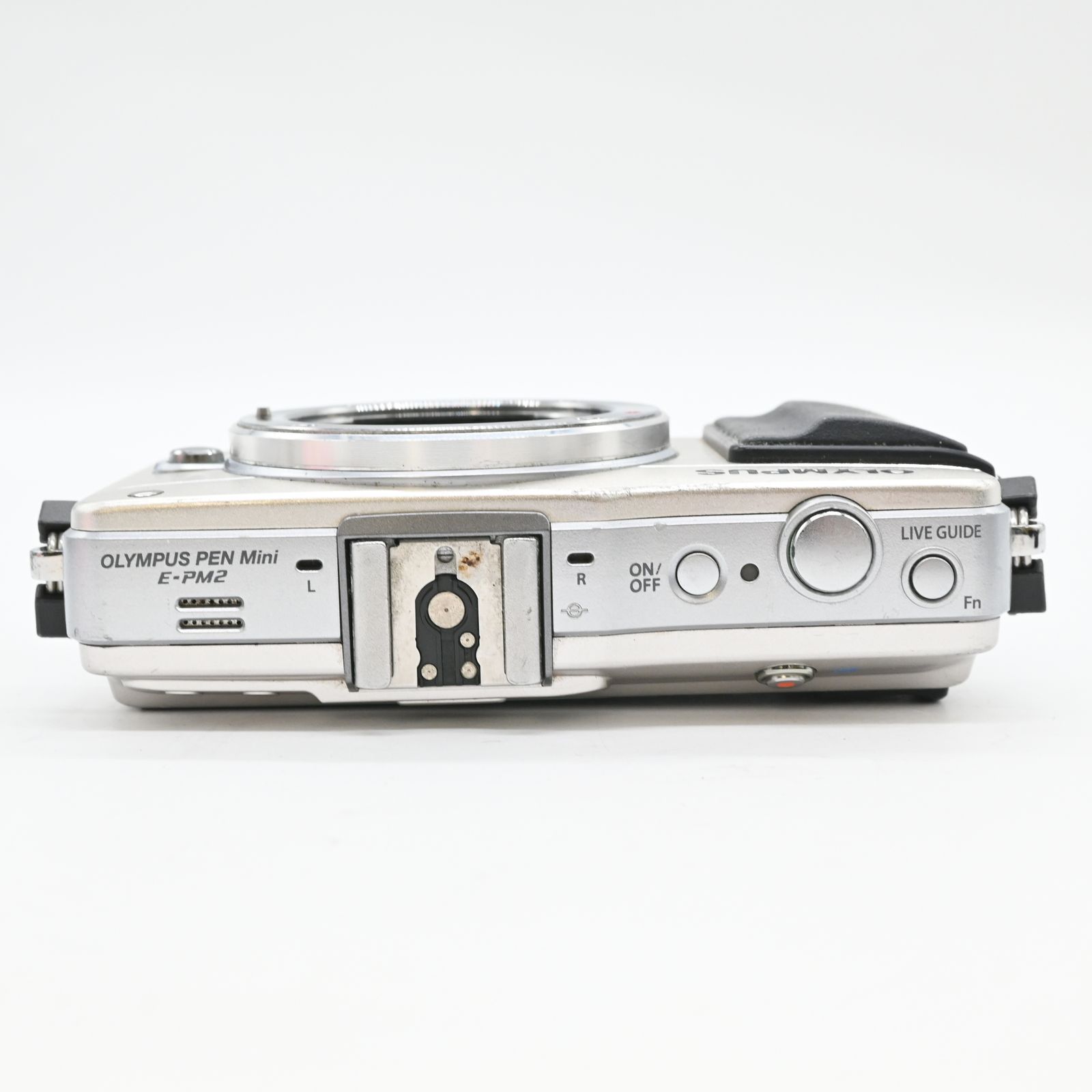 オリンパス OLYMPUS E-PM1 シルバー ボディ 14-42ｍｍ EZ 黒 レンズセット ミラーレス一眼 中古 カメラ OLYMPUS - E-PM1 シルバー ボディ M999の通販 by エコスタ｜オリンパス