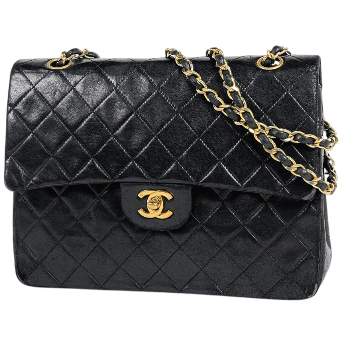 シャネル CHANEL マトラッセ Wフラップ チェーン ショルダー