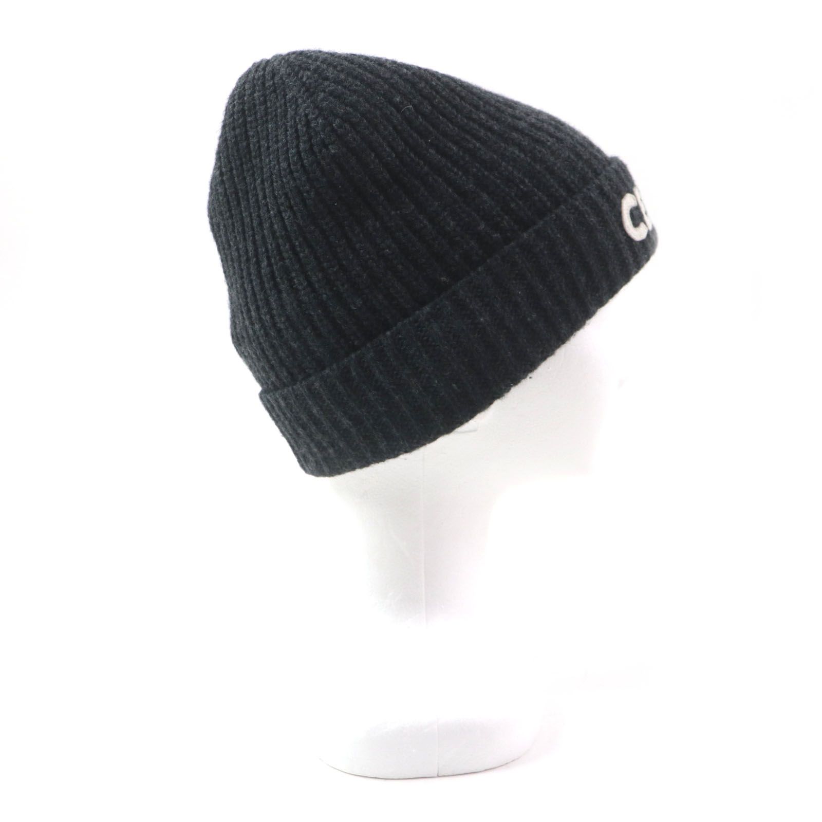 美品▽CELINE セリーヌ 2A25R423P ウール100% 現行品 ロゴワッペン付き