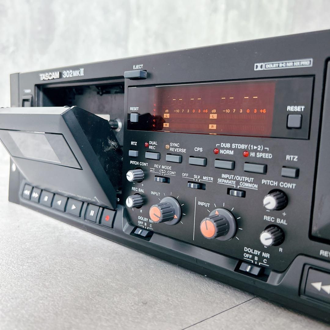 X858 TASCAM タスカム 302MKⅡ ダブルカセットデッキ - メルカリ