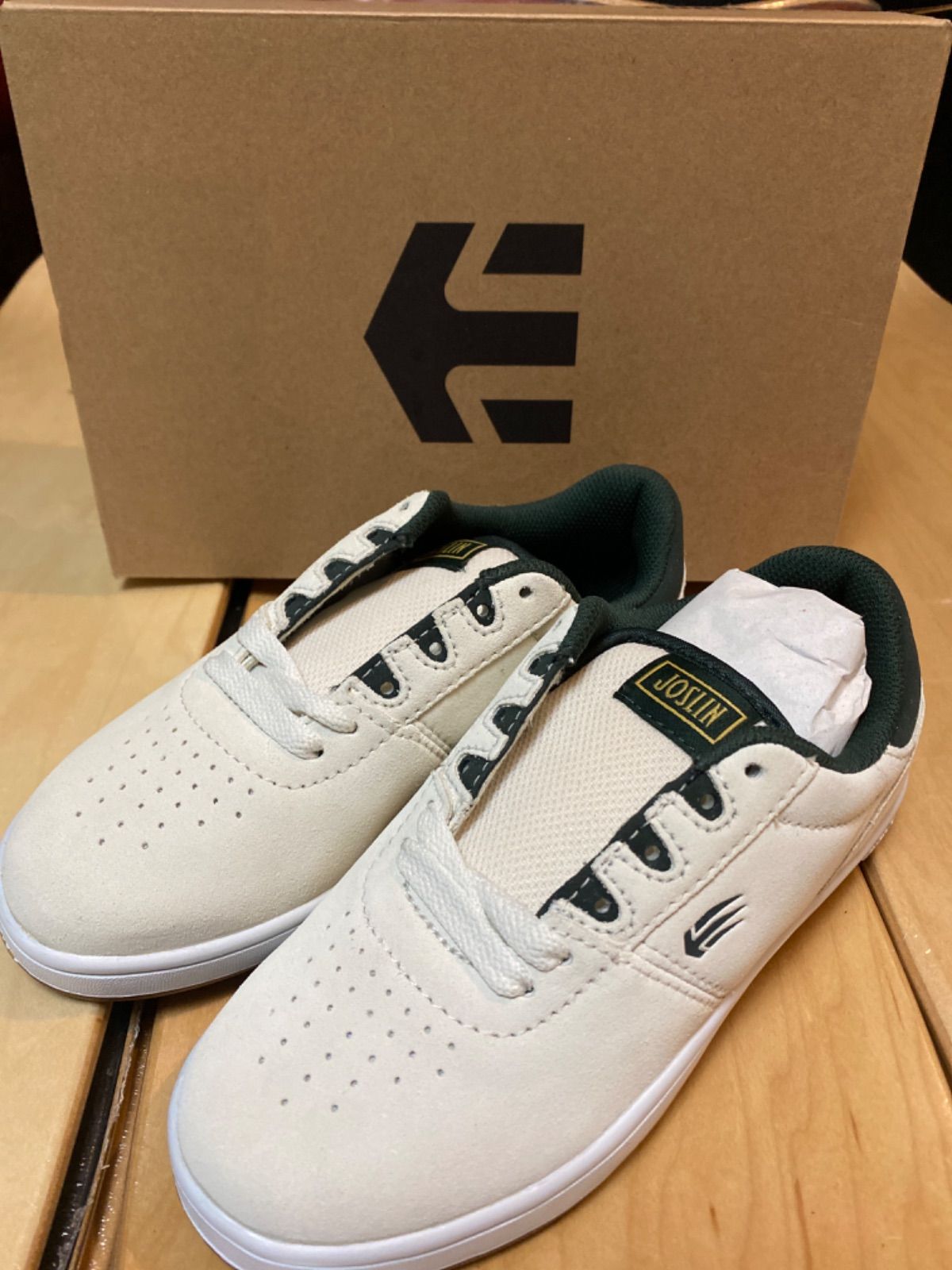 etnies KIDS JOSL1N WHITE/GREEN 21cm エトニーズ スニーカー スケート