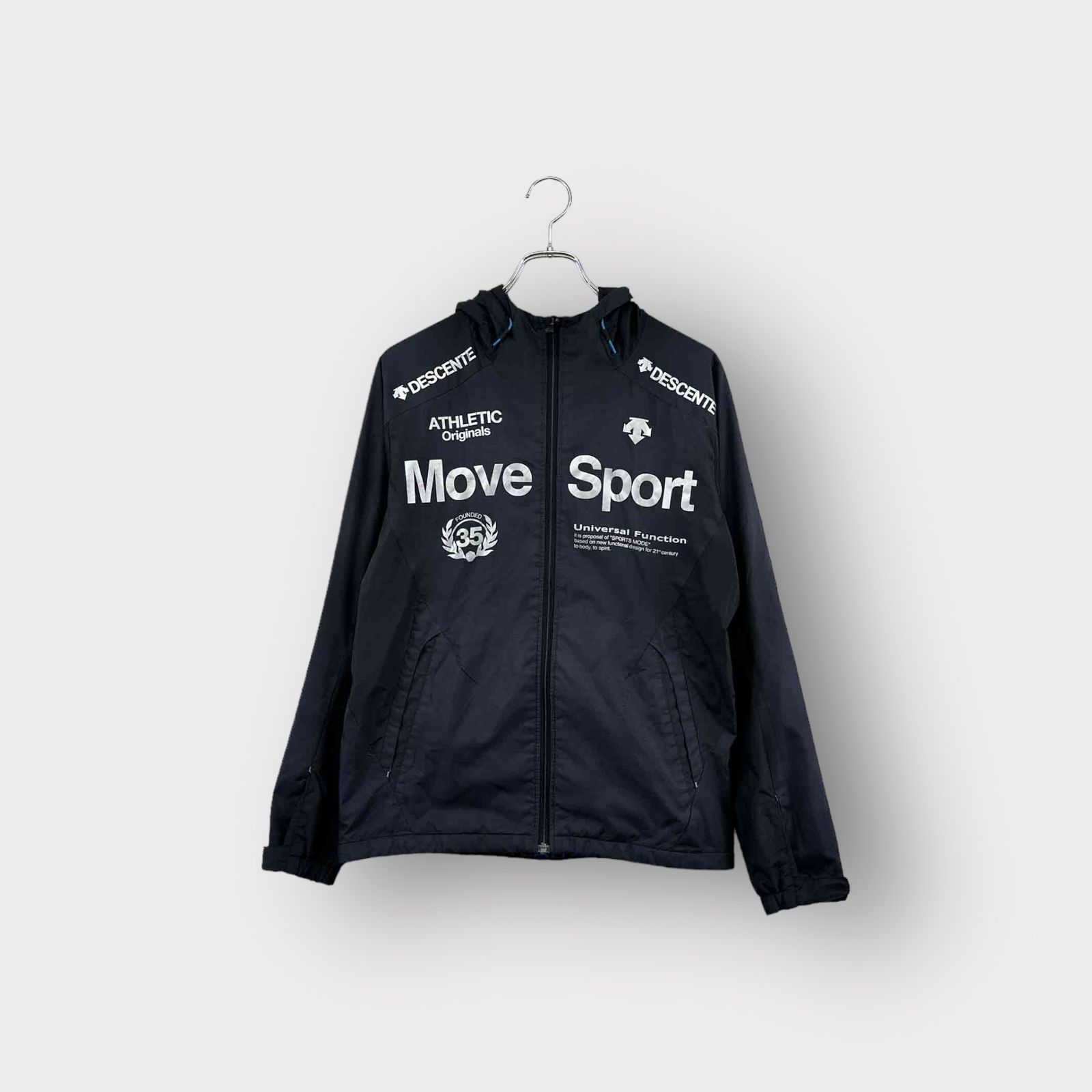 DESCENTE Move Sport デサント ウィンドブレーカー ネイビー系 サイズM 