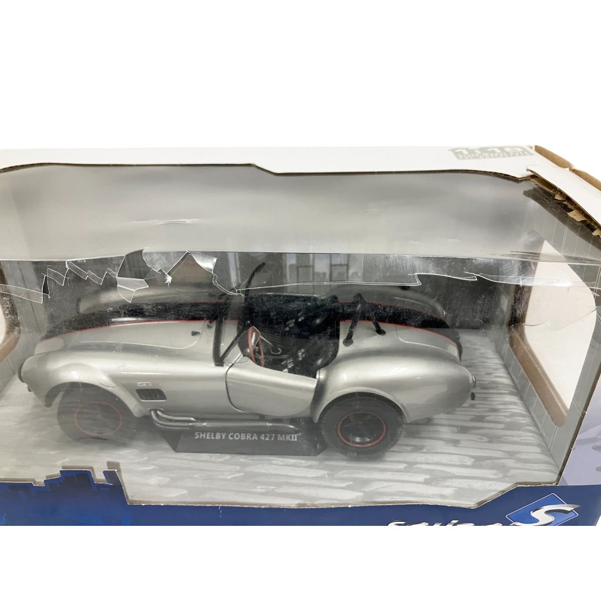 ソリド 1/18 シェルビー コブラ 427 MKII シルバー 1965 Solido