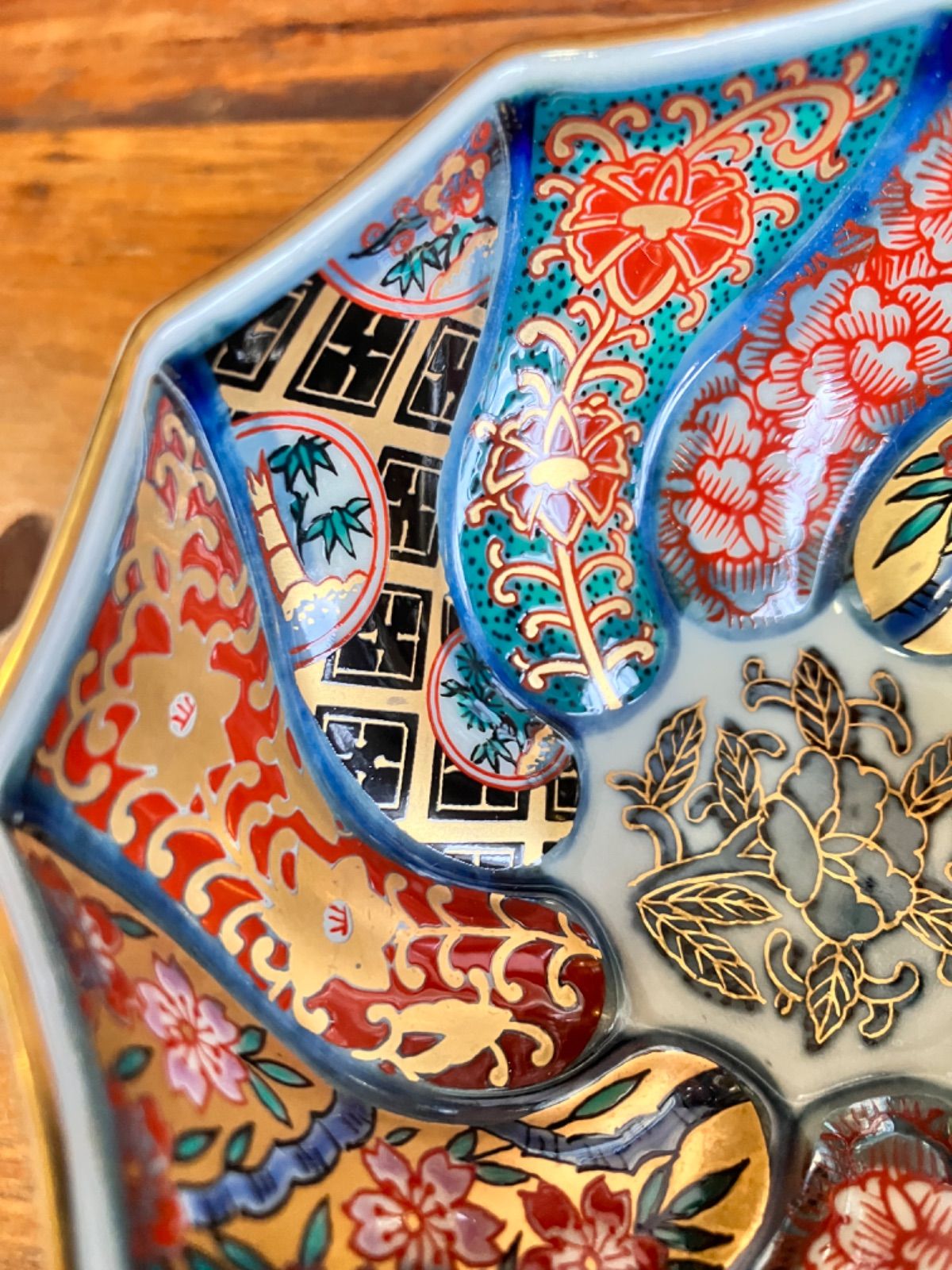 盛り鉢】波佐見焼 林九郎窯 色絵祥瑞 小付 小鉢 古伊万里 有田焼