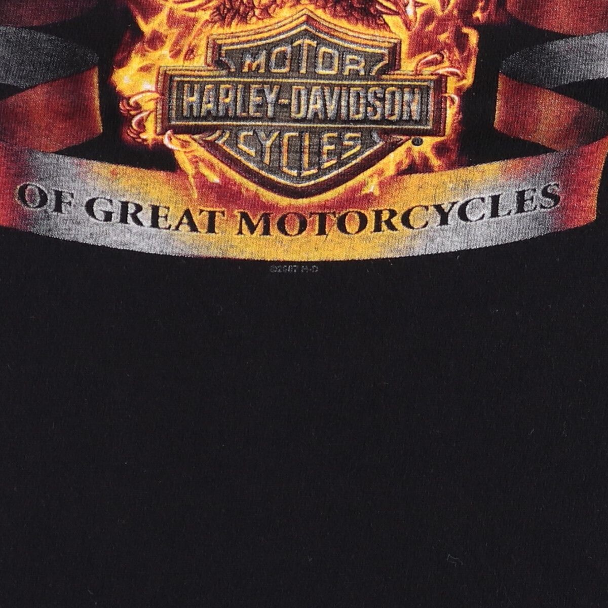 古着 00年代 ハーレーダビッドソン Harley-Davidson 鷲柄 イーグル柄 
